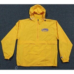 Wilfrid Laurier University Golden Hawks Vintage Windbreaker Medium Champion